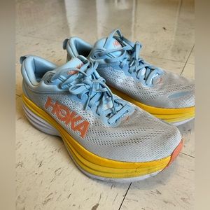 Hoka Bondi 8, Summer Song/Country Air, size 9.5